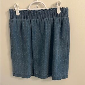 J. Crew Chambray Sidewalk Skirt